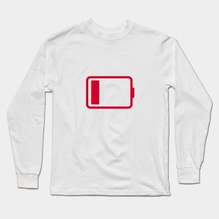 5% of battery Long Sleeve T-Shirt